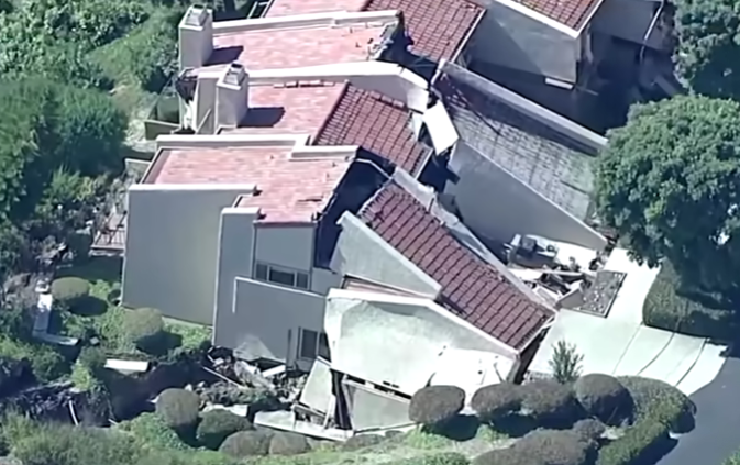 Several Southern California Homes Destroyed By Devastating Landslide
